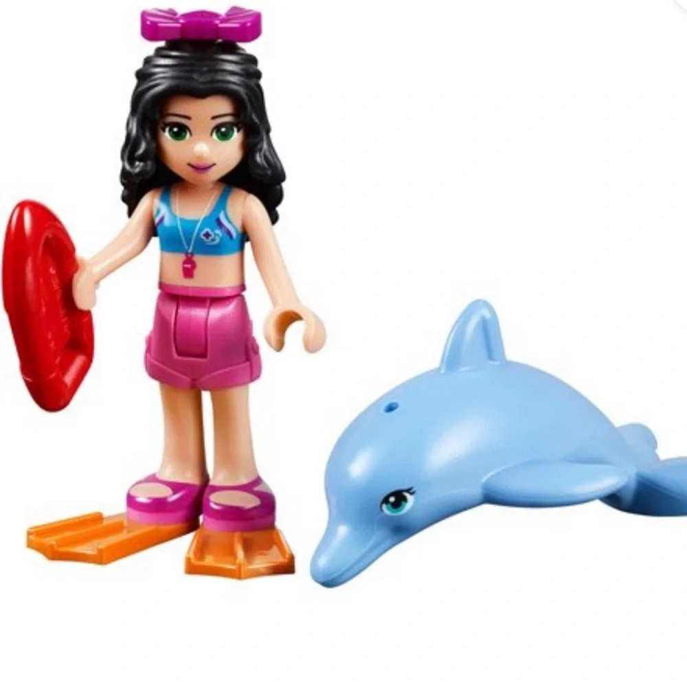 NWOB LEGO Friends Emma's Lifeguard Post Building Set #41028. 78 pieces.